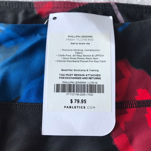 Fabletics flower leggings - Picture 1 of 3